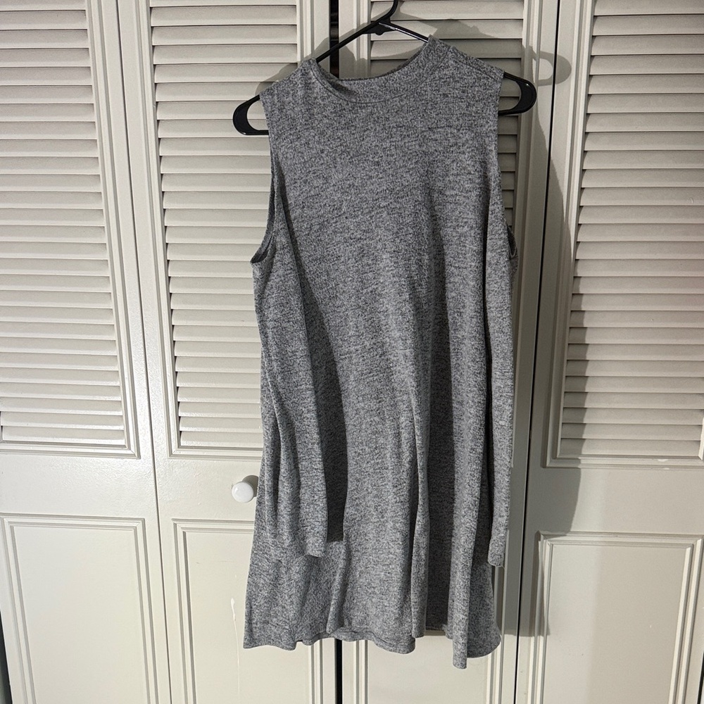 Gray long sleeve Knit Dress
